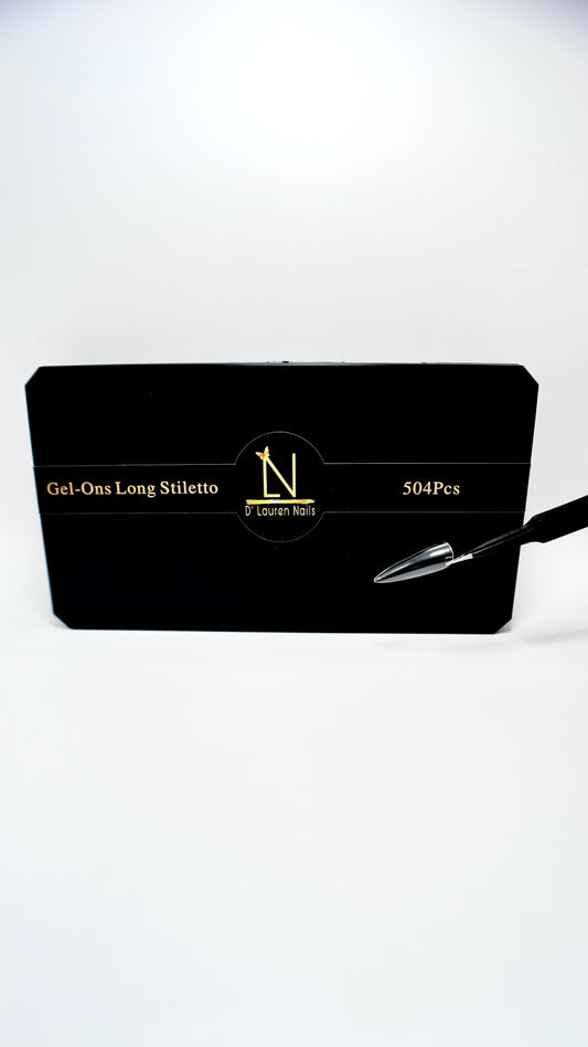 GEL-ONS LONG STILETTO NAIL TIPS