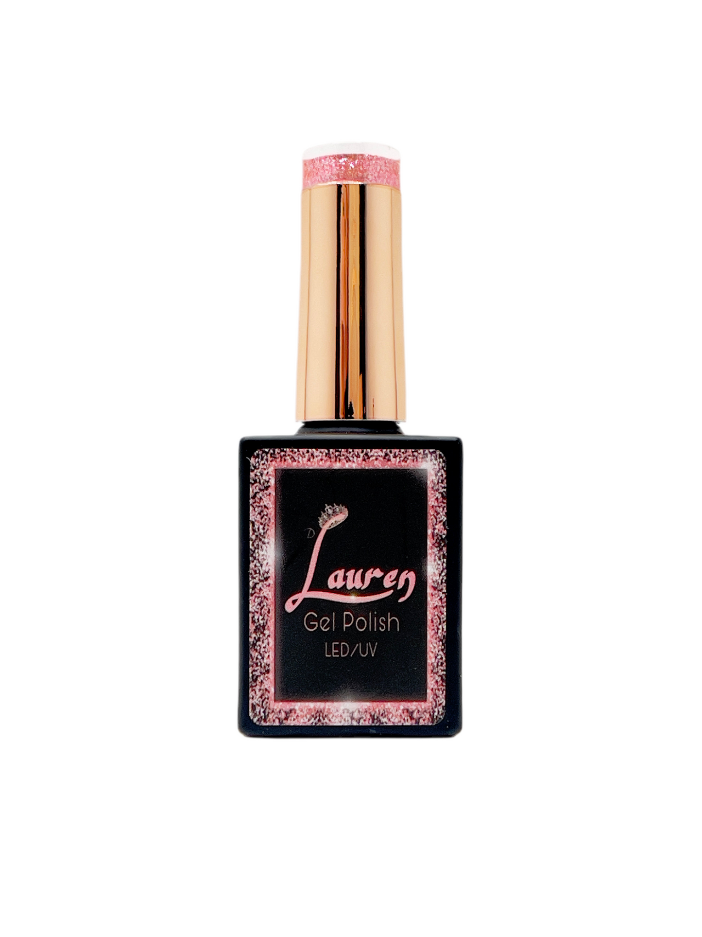 Esmalte en gel #713B Purpurina rosa encantada