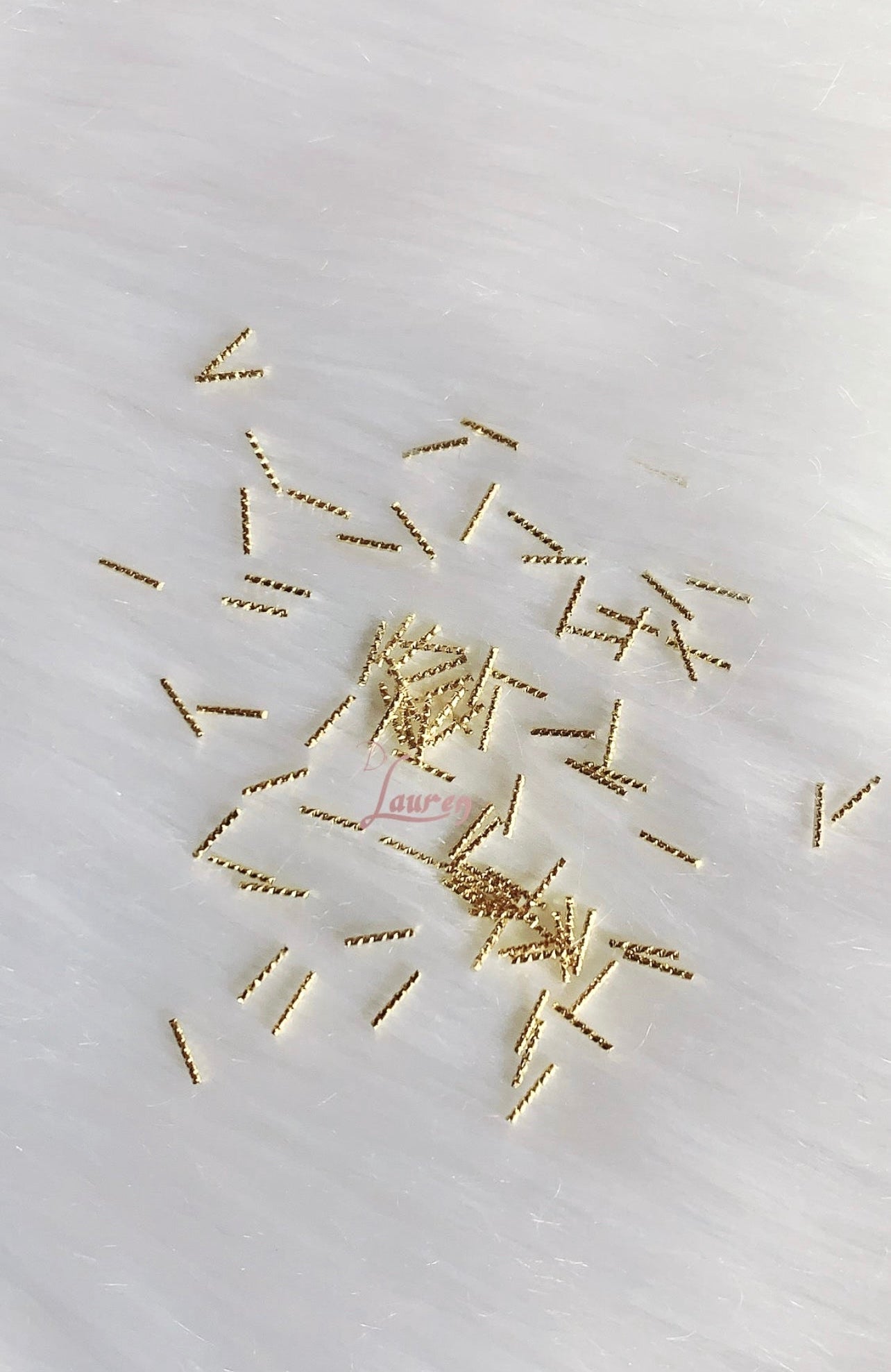 Gold Mini Metal Lines