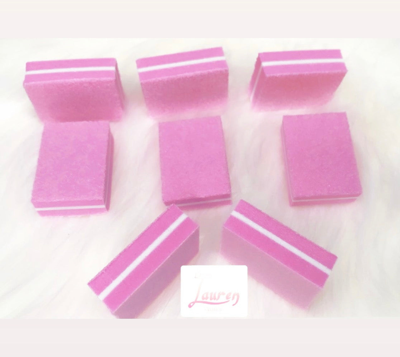 Mini tampones de manicura
