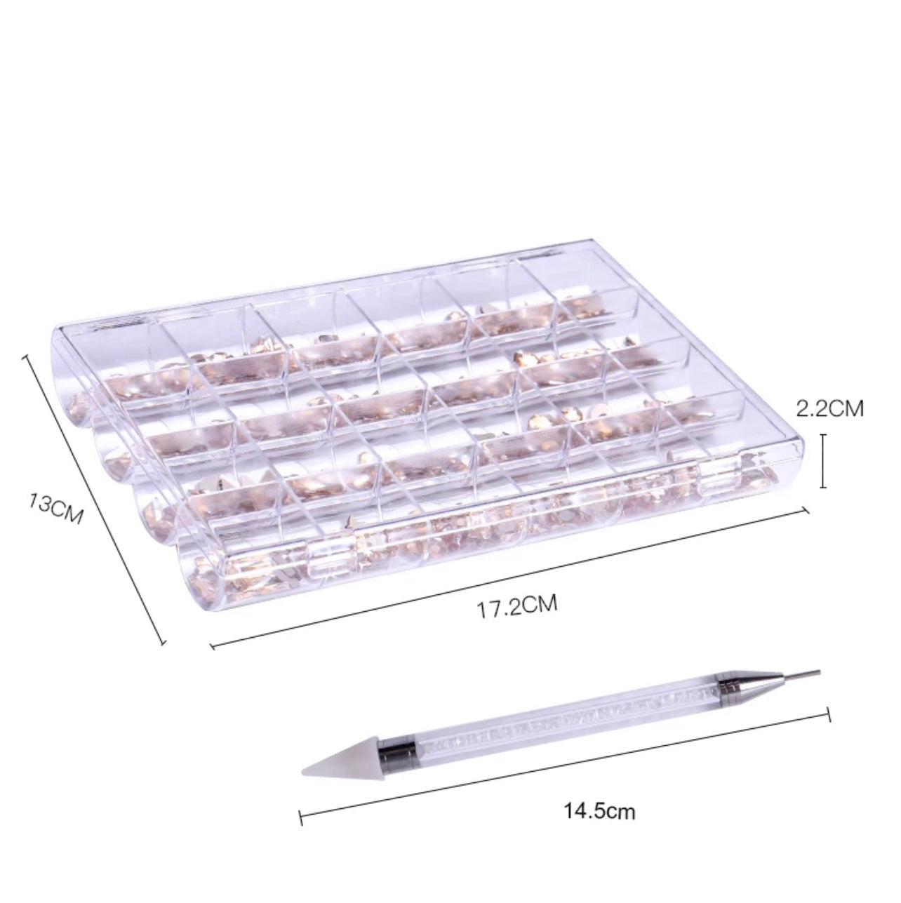 Light Rose K9 Crystal Box #2