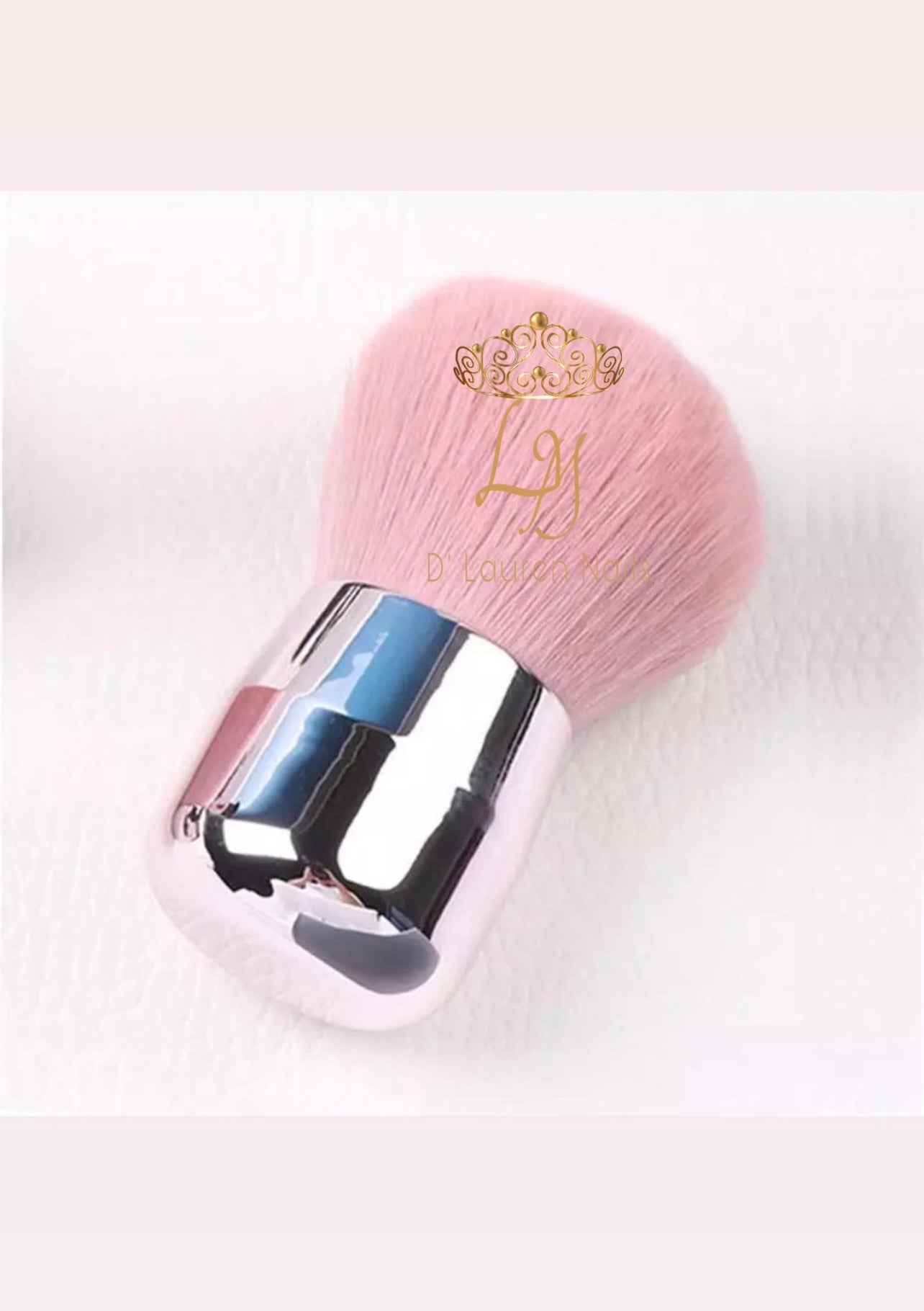 Plumero de mano de oro rosa
