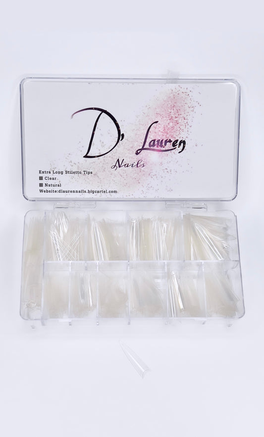 Clear Stiletto Nail Tips