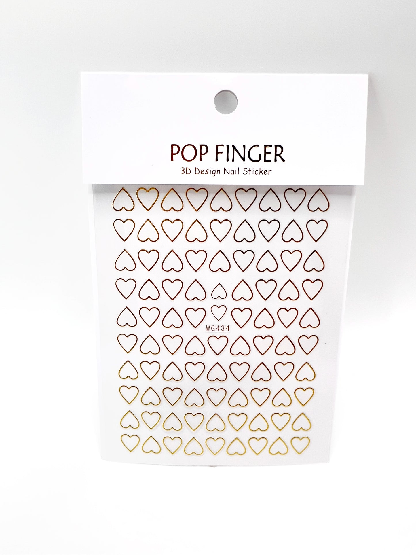 Pegatinas Corazón Dorado