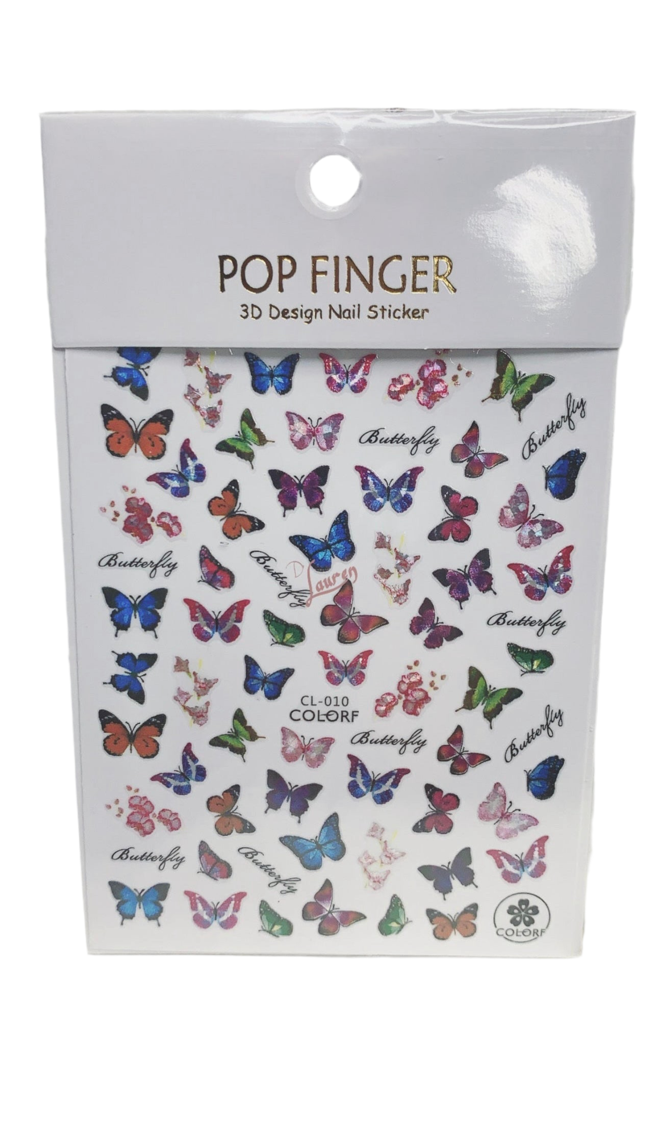 Spring Butterfly Stickers #010