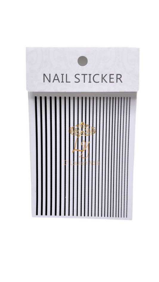 Black Stripes Decals