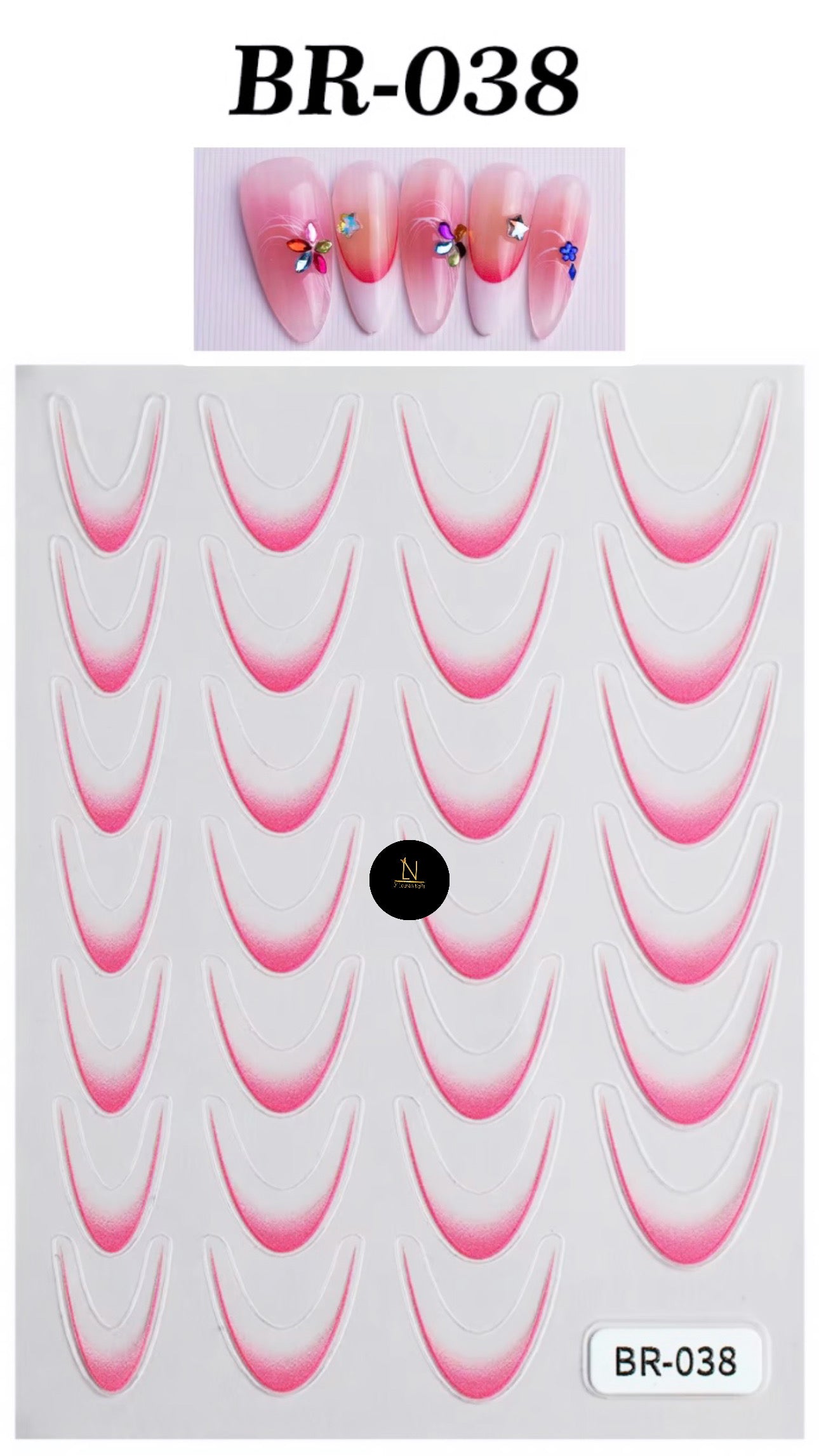 PINK OMBRÉ FRENCHIES #38