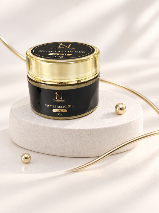 Metallic Gold 3D Gel