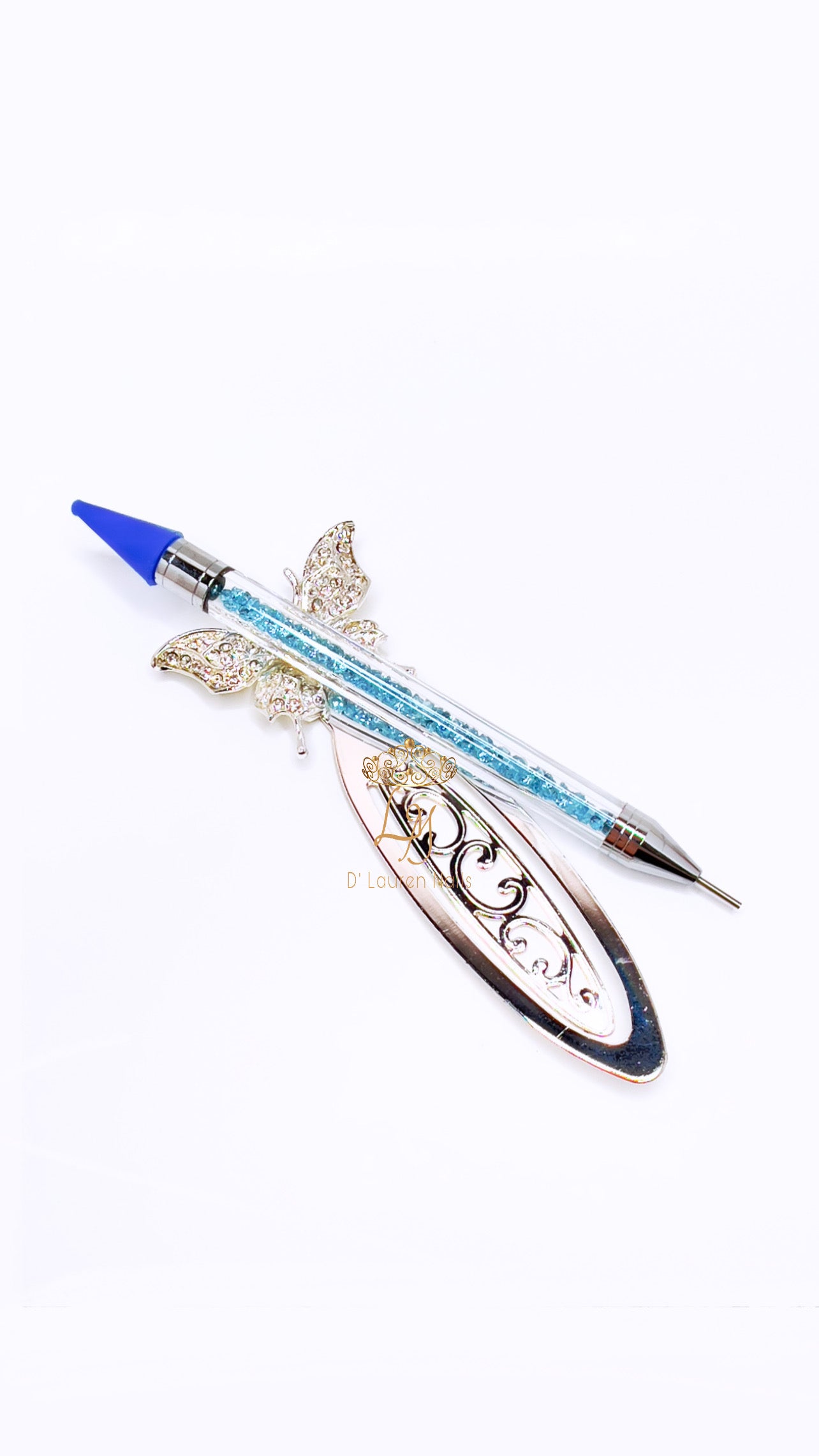 Blue Rhinestones Wand