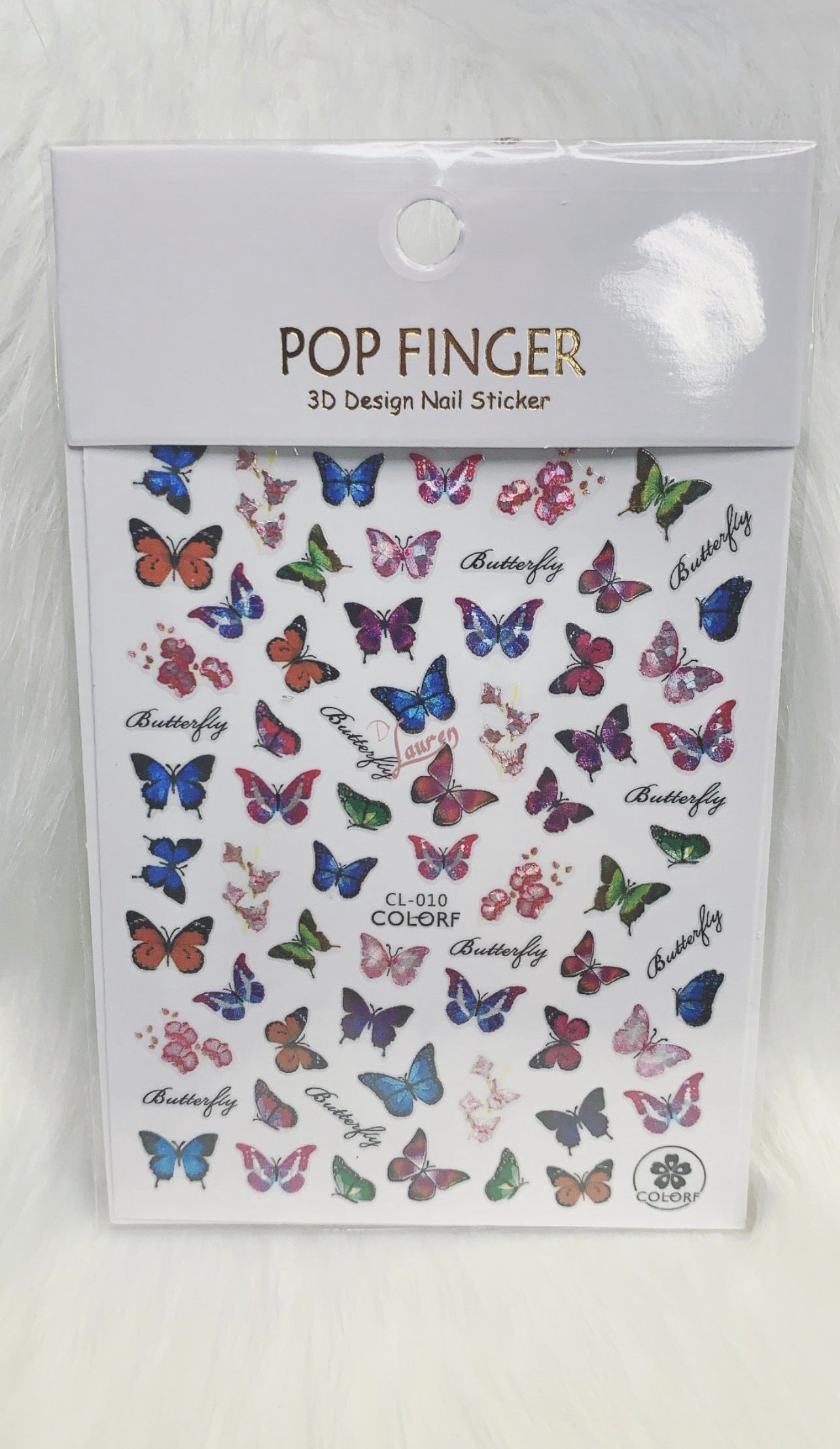 Spring Butterfly Stickers #010