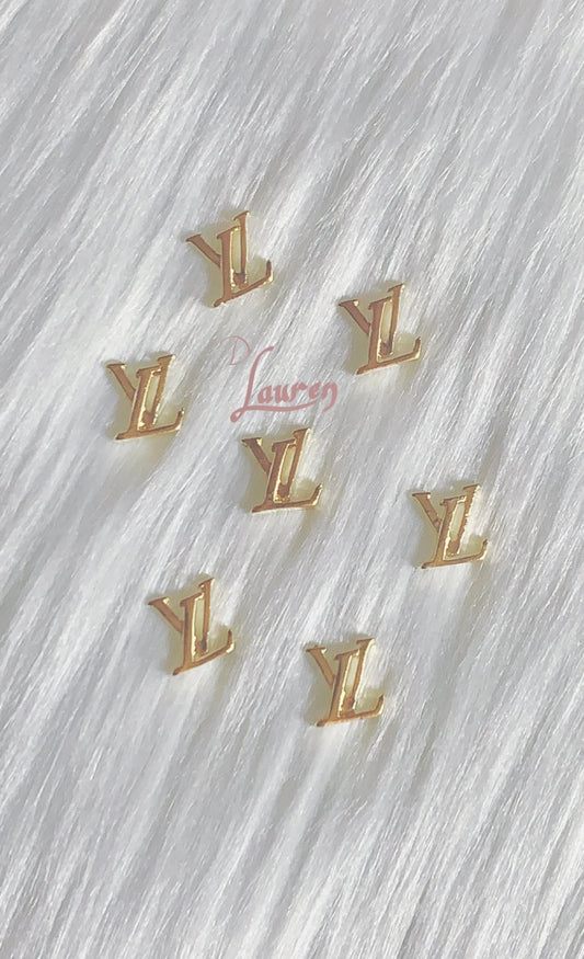 Golden LV Metal Shapes