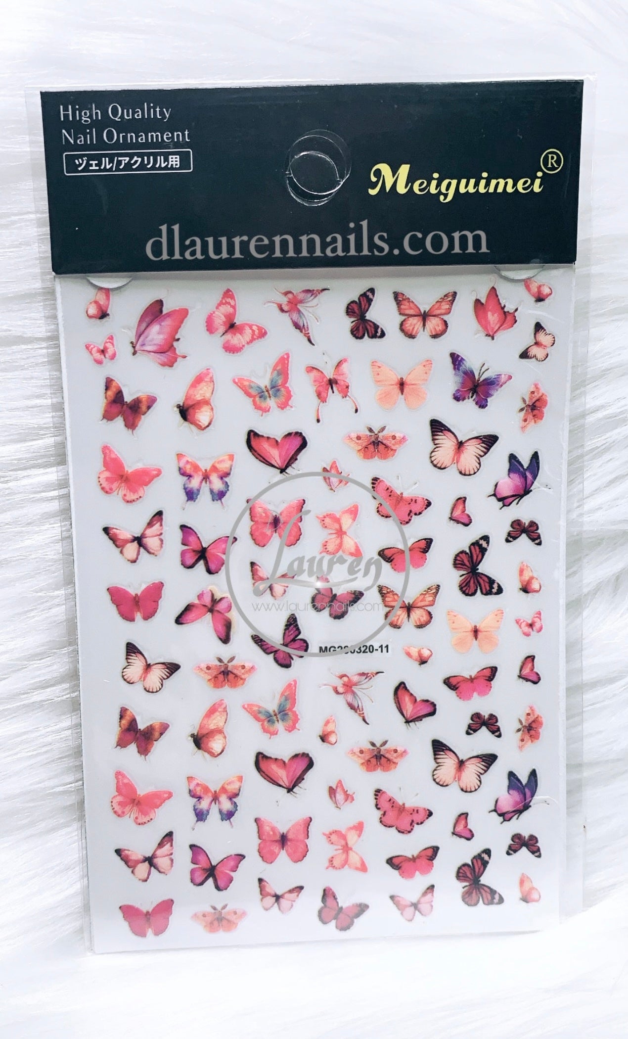 Pinky Butterfly Decals #11